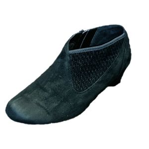 CP Teresa Low Wedge Booties - Wide Width